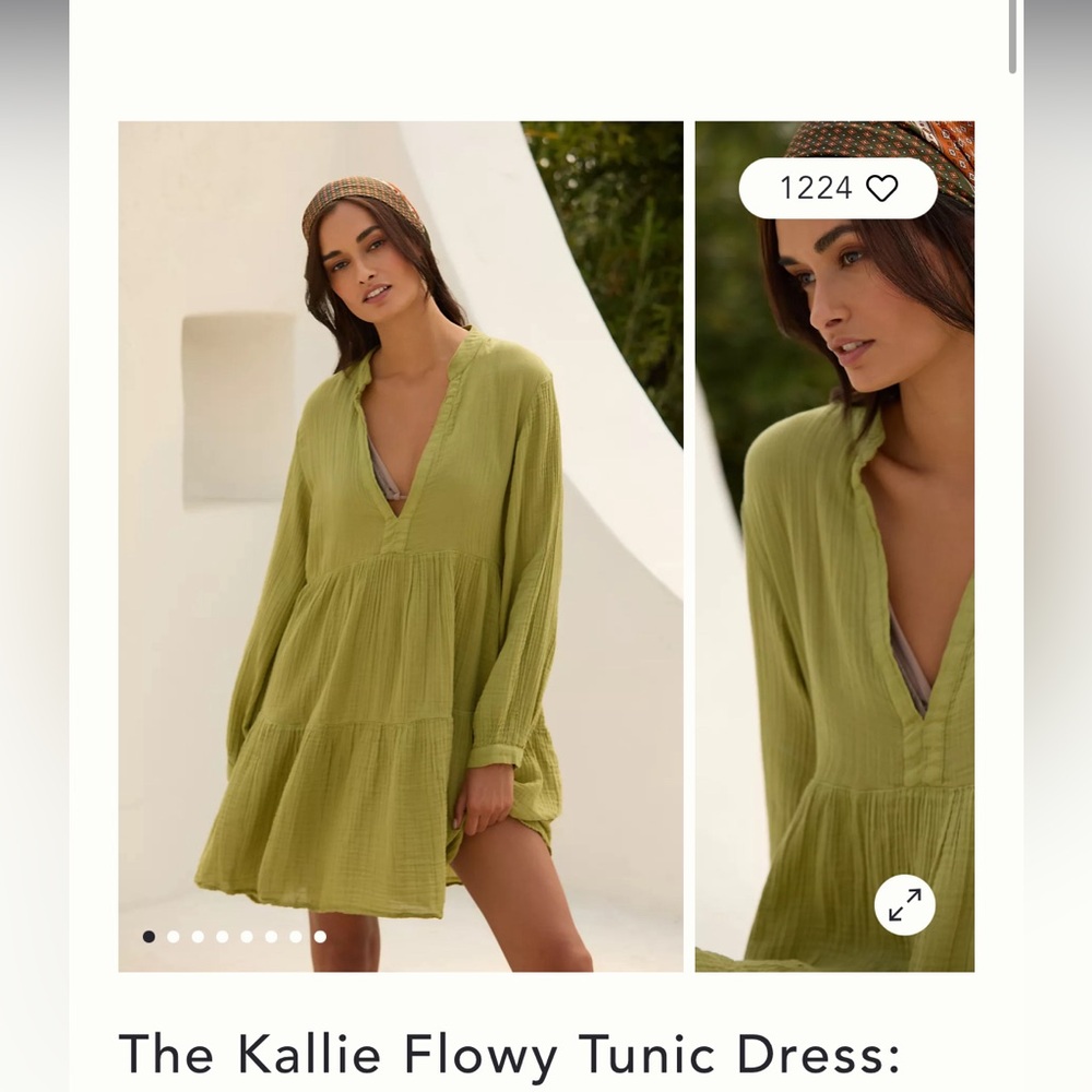 Anthropologie tunic dress